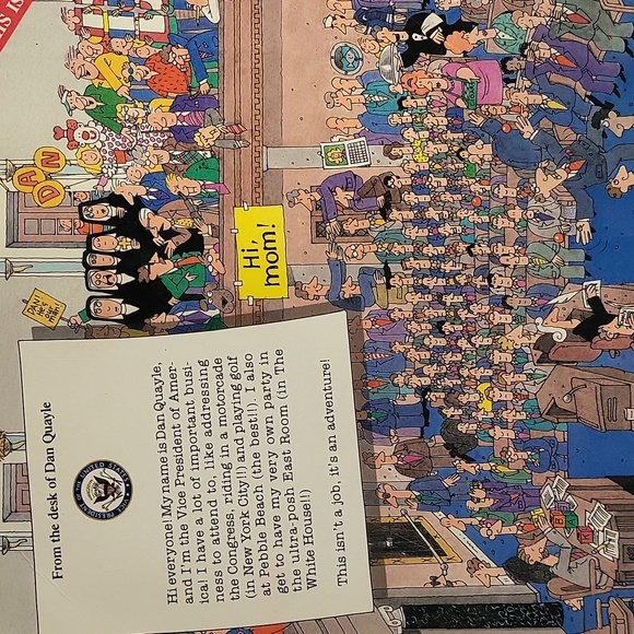 Where's Dan Quayle? By Becker Mayer and Smith 1991 Paperback - Picture 13 of 16